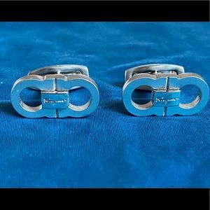 Salvatore Ferragamo Double Gancini cufflinks